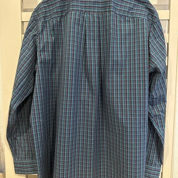 Vintage DULUTH TRADING CO Plaid Button Up Shirt Wrinkle Fighter 2xl  Tall‎ - Picture 2 of 4